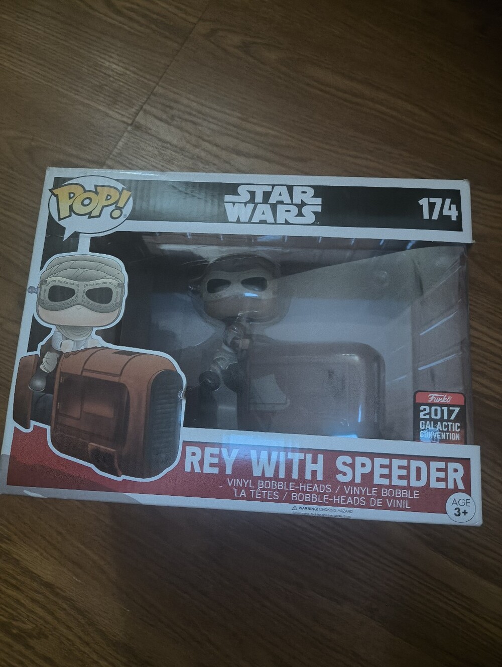 Funko Pop 2017 Star Wars Rey Speeder New Old Stock